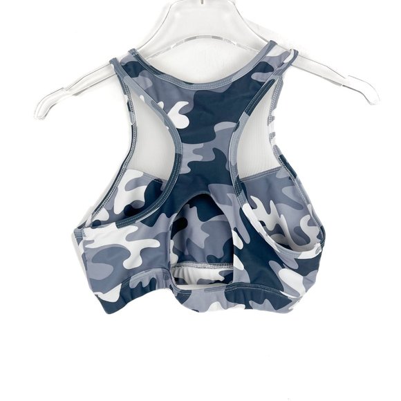 SoulCycle Camo Sports Bra Gray Size Small S EUC L2764 - Picture 4 of 8
